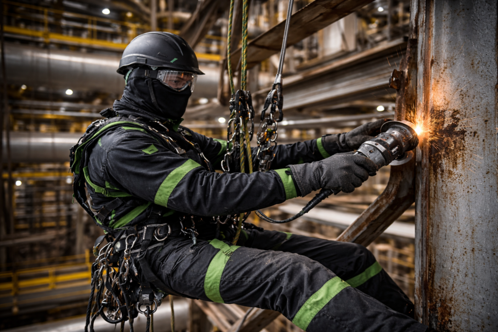 Equipe THAM Vertical manutenção industrial