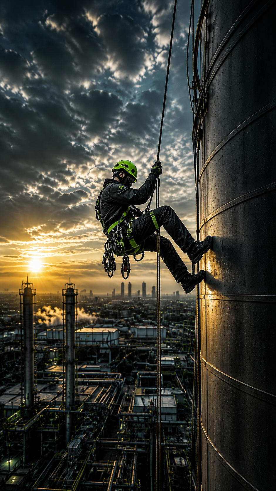 Equipe THAM Vertical alpinismo industrial