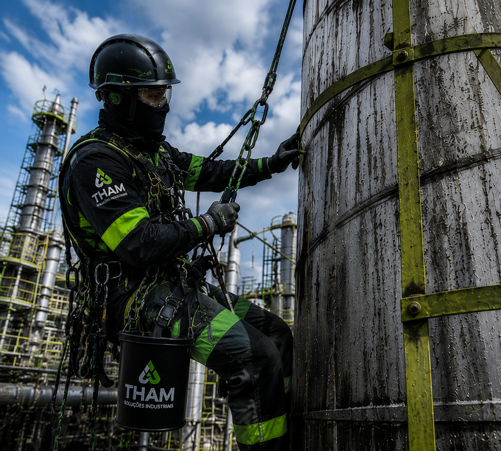 Equipe THAM Vertical alpinismo industrial
