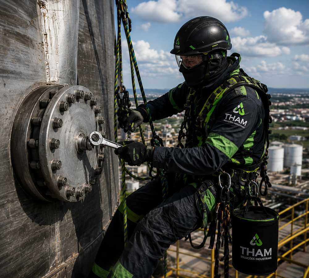 Equipe THAM Vertical manutenção industrial