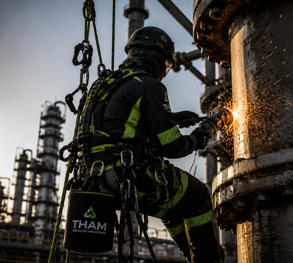 Equipe THAM Vertical manutenção industrial