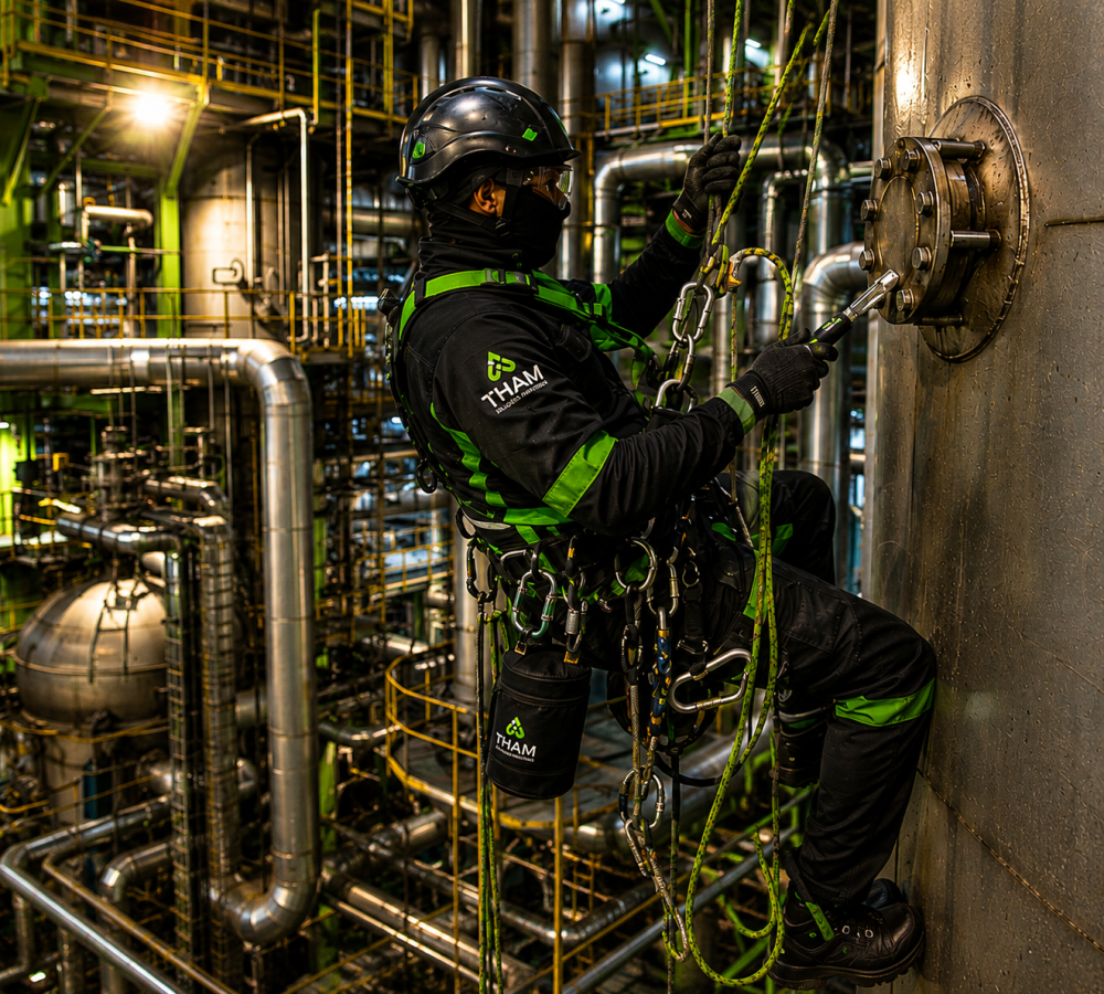 Equipe THAM Vertical manutenção industrial